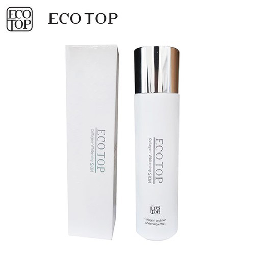 Nước hoa hồng dưỡng trắng da ngừa lão hoá EcoTop Collagen Whitening Skin 150ml