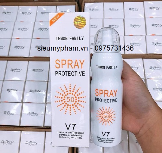Kem chống nắng dạng xịt Spray Protective V7