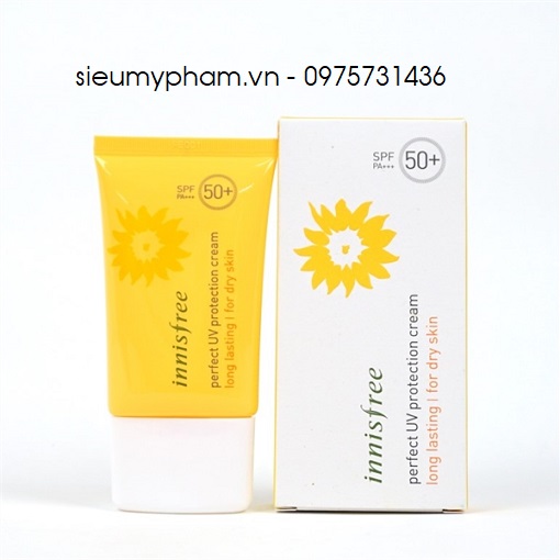 Kem chống nắng Innisfree Long Lasting For Dry Skin