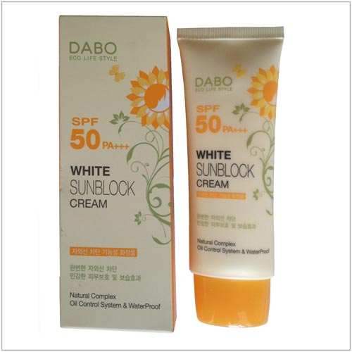 Kem chống nắng DABO white sunblock cream SPF50 PA+++
