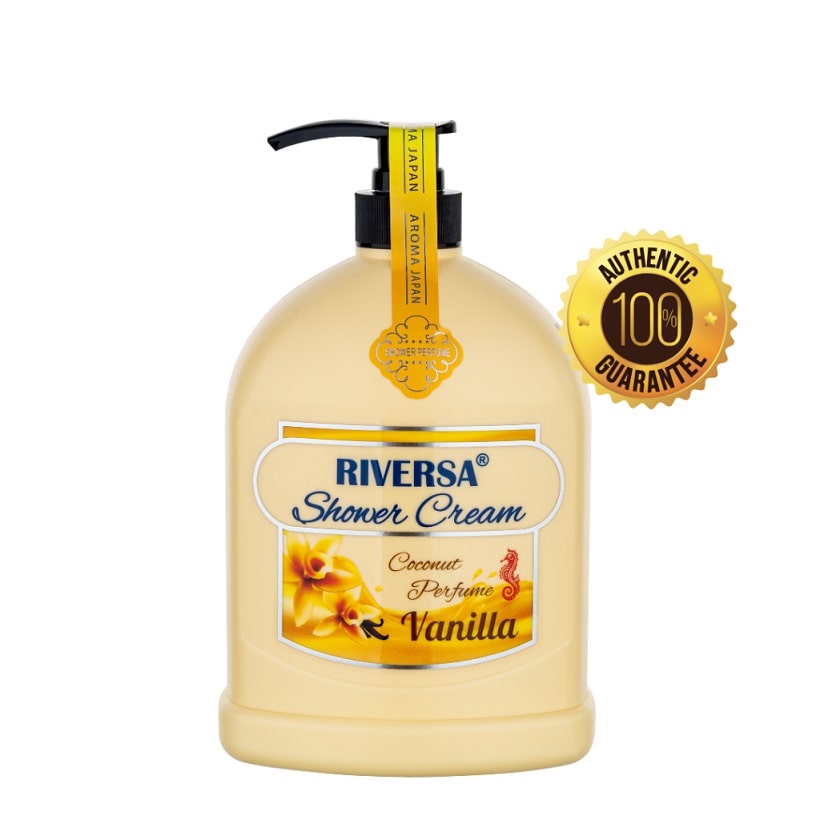 Sữa Tắm Trắng Da Riversa vanilla 1200ml